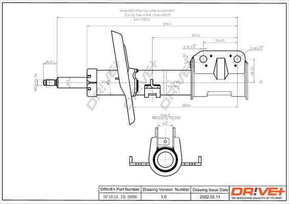 Dr!ve+ DP1610.10.0006 - Amortisseur cwaw.fr