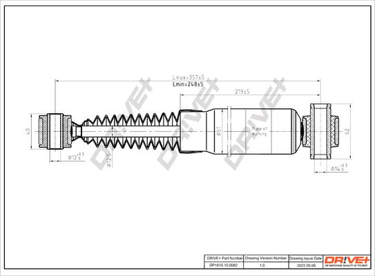 Dr!ve+ DP1610.10.0082 - Amortisseur cwaw.fr