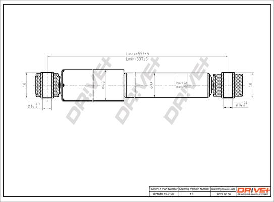 Dr!ve+ DP1610.10.0198 - Amortisseur cwaw.fr