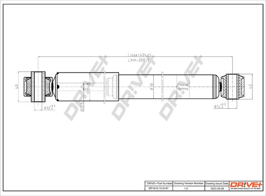 Dr!ve+ DP1610.10.0147 - Amortisseur cwaw.fr