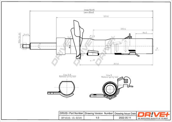 Dr!ve+ DP1610.10.0218 - Amortisseur cwaw.fr