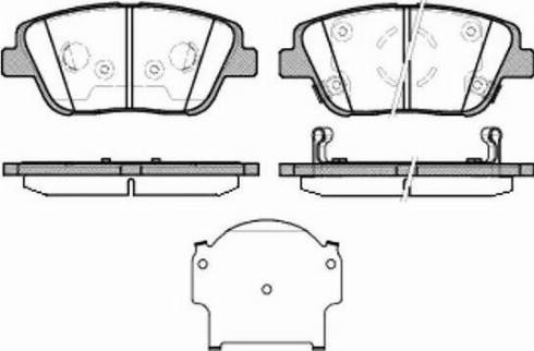 Dr!ve+ DP1010.10.0498 - Kit de plaquettes de frein, frein à disque cwaw.fr