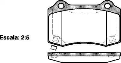 Dr!ve+ DP1010.10.0493 - Kit de plaquettes de frein, frein à disque cwaw.fr