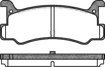 Dr!ve+ DP1010.10.0464 - Kit de plaquettes de frein, frein à disque cwaw.fr