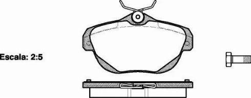 Dr!ve+ DP1010.10.0461 - Kit de plaquettes de frein, frein à disque cwaw.fr