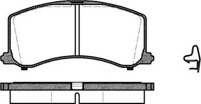 Dr!ve+ DP1010.10.0463 - Kit de plaquettes de frein, frein à disque cwaw.fr