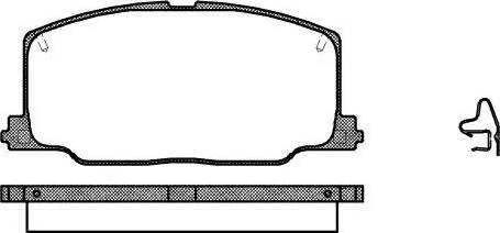 Dr!ve+ DP1010.10.0474 - Kit de plaquettes de frein, frein à disque cwaw.fr