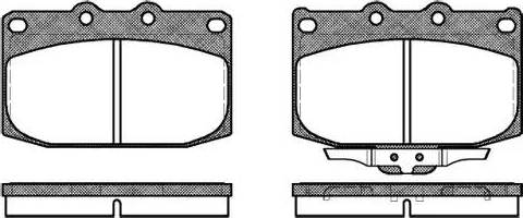 Dr!ve+ DP1010.10.0594 - Kit de plaquettes de frein, frein à disque cwaw.fr