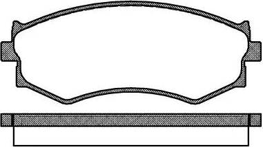 Dr!ve+ DP1010.10.0595 - Kit de plaquettes de frein, frein à disque cwaw.fr