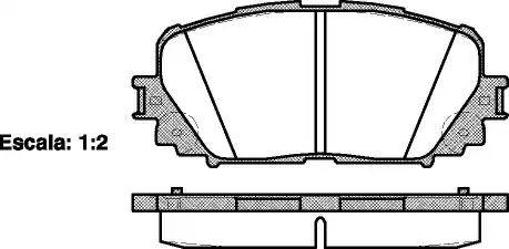 Dr!ve+ DP1010.10.0540 - Kit de plaquettes de frein, frein à disque cwaw.fr