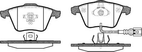 Dr!ve+ DP1010.10.0541 - Kit de plaquettes de frein, frein à disque cwaw.fr