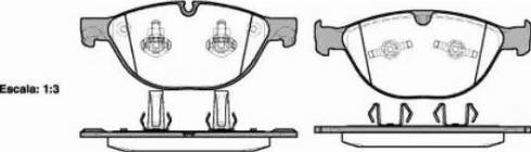 Dr!ve+ DP1010.10.0502 - Kit de plaquettes de frein, frein à disque cwaw.fr