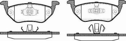 Dr!ve+ DP1010.10.0645 - Kit de plaquettes de frein, frein à disque cwaw.fr