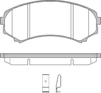 Dr!ve+ DP1010.10.0042 - Kit de plaquettes de frein, frein à disque cwaw.fr