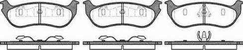 Dr!ve+ DP1010.10.0161 - Kit de plaquettes de frein, frein à disque cwaw.fr