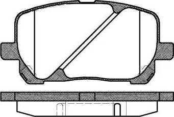 Dr!ve+ DP1010.10.0184 - Kit de plaquettes de frein, frein à disque cwaw.fr