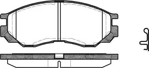 Dr!ve+ DP1010.10.0187 - Kit de plaquettes de frein, frein à disque cwaw.fr