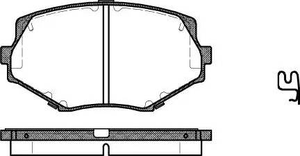 Dr!ve+ DP1010.10.0134 - Kit de plaquettes de frein, frein à disque cwaw.fr