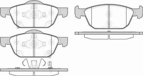 Dr!ve+ DP1010.10.0172 - Kit de plaquettes de frein, frein à disque cwaw.fr