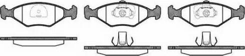 Dr!ve+ DP1010.10.0885 - Kit de plaquettes de frein, frein à disque cwaw.fr