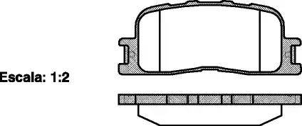 Dr!ve+ DP1010.10.0346 - Kit de plaquettes de frein, frein à disque cwaw.fr