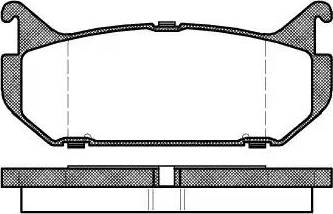 Dr!ve+ DP1010.10.0343 - Kit de plaquettes de frein, frein à disque cwaw.fr