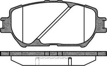 Dr!ve+ DP1010.10.0359 - Kit de plaquettes de frein, frein à disque cwaw.fr