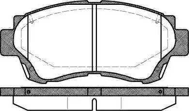 Dr!ve+ DP1010.10.0355 - Kit de plaquettes de frein, frein à disque cwaw.fr