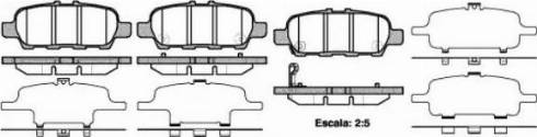 Dr!ve+ DP1010.10.0361 - Kit de plaquettes de frein, frein à disque cwaw.fr