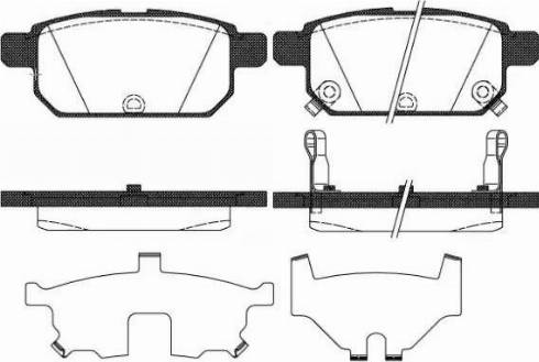 Dr!ve+ DP1010.10.0300 - Kit de plaquettes de frein, frein à disque cwaw.fr