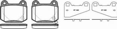 Dr!ve+ DP1010.10.0314 - Kit de plaquettes de frein, frein à disque cwaw.fr