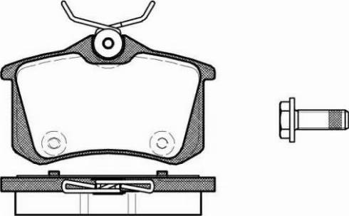 Dr!ve+ DP1010.10.0375 - Kit de plaquettes de frein, frein à disque cwaw.fr