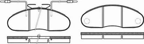 Dr!ve+ DP1010.10.0277 - Kit de plaquettes de frein, frein à disque cwaw.fr