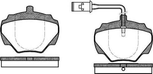 Dr!ve+ DP1010.10.0790 - Kit de plaquettes de frein, frein à disque cwaw.fr