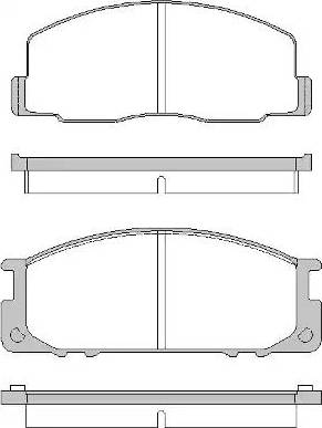 Dr!ve+ DP1010.10.0744 - Kit de plaquettes de frein, frein à disque cwaw.fr