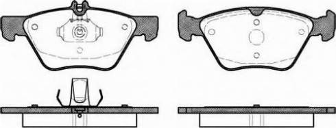 Dr!ve+ DP1010.10.0763 - Kit de plaquettes de frein, frein à disque cwaw.fr