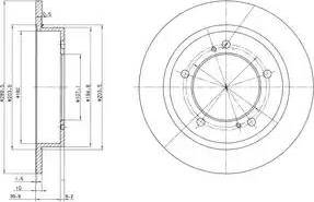 Dr!ve+ DP1010.11.0059 - Disque de frein cwaw.fr