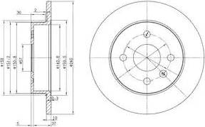 Dr!ve+ DP1010.11.0153 - Disque de frein cwaw.fr