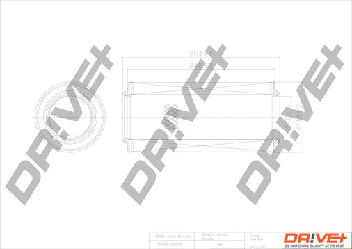 Dr!ve+ DP1110.10.0010 - Filtre à air cwaw.fr