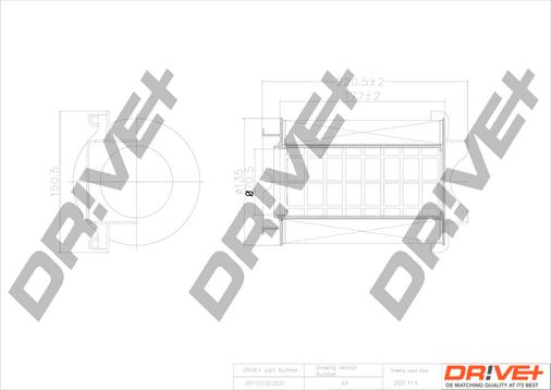 Dr!ve+ DP1110.10.0031 - Filtre à air cwaw.fr