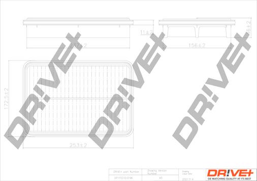 Dr!ve+ DP1110.10.0196 - Filtre à air cwaw.fr