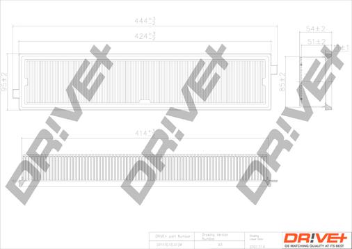 Dr!ve+ DP1110.10.0134 - Filtre à air cwaw.fr