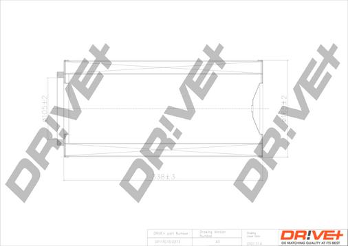 Dr!ve+ DP1110.10.0273 - Filtre à air cwaw.fr