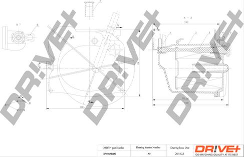 Dr!ve+ DP1110.13.0057 - Filtre à carburant cwaw.fr