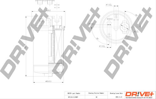 Dr!ve+ DP1110.13.0067 - Filtre à carburant cwaw.fr