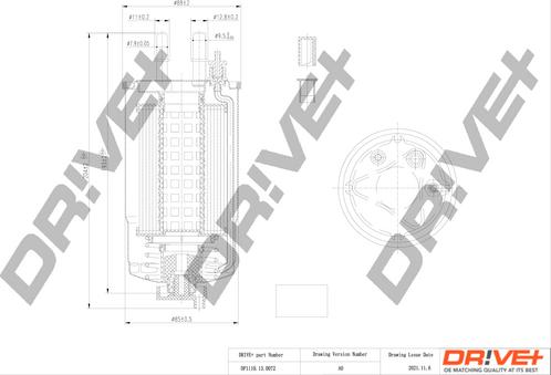 Dr!ve+ DP1110.13.0072 - Filtre à carburant cwaw.fr