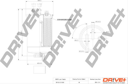 Dr!ve+ DP1110.13.0103 - Filtre à carburant cwaw.fr