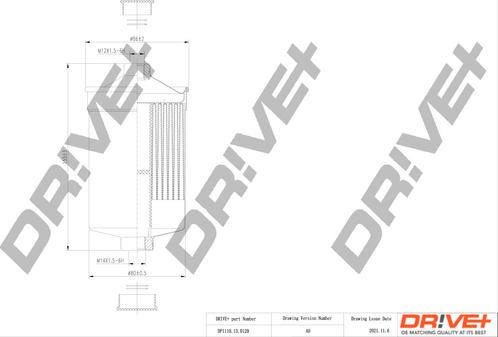 Dr!ve+ DP1110.13.0129 - Filtre à carburant cwaw.fr