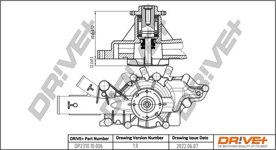 Dr!ve+ DP2310.10.006 - Pompe à eau cwaw.fr