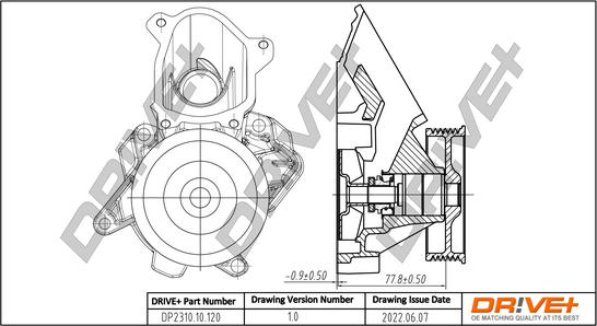 Dr!ve+ DP2310.10.120 - Pompe à eau cwaw.fr